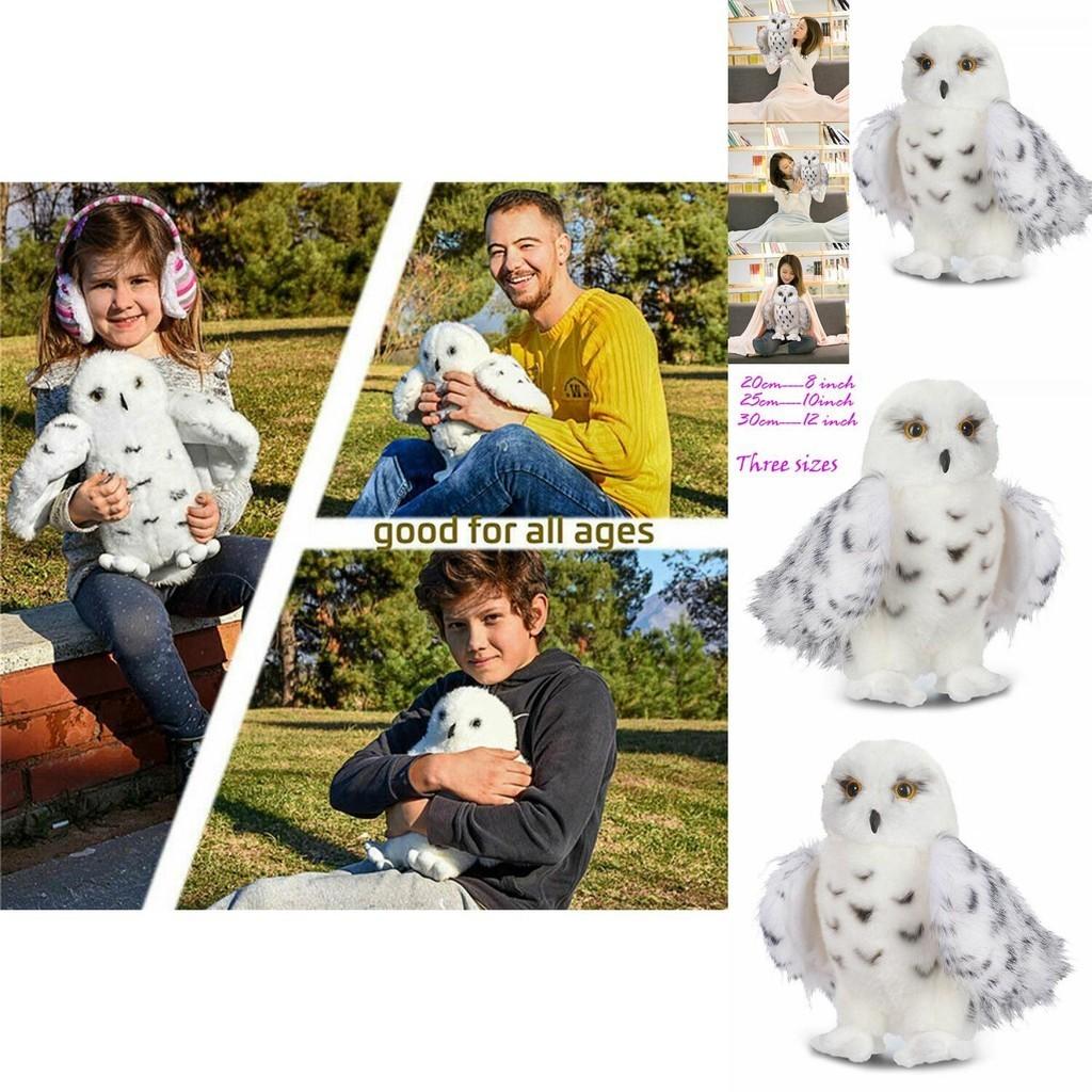 Adorabile Gufo delle Nevi Mago Peluche Morbido Bambola Imbottita Per Bambini Regalo di Natale
