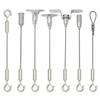 Adjustable Steel Wire Rope Hanging Kit with Chandelier Lock and Buckle