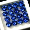16 Pcs Natural 5x5 Mm Blue Sapphire Round Lot CERTIFIED Loose Gemstone Sj-184132