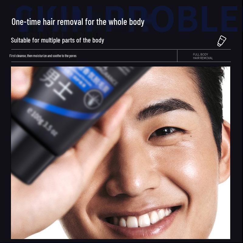 Hedvábně čistící unisex depilační krém na tělo, podpaží a nohy