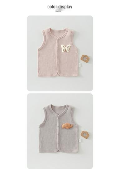Baby Vest: A-Class Cotton Sleeveless Jacket for Infants and Toddlers - Spring/Fall Warm Outerwear for Outings