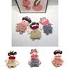 Adorable Cartoon Sausage Style Crochet Shoulder Bag For Kids With Breathable Yarn Material