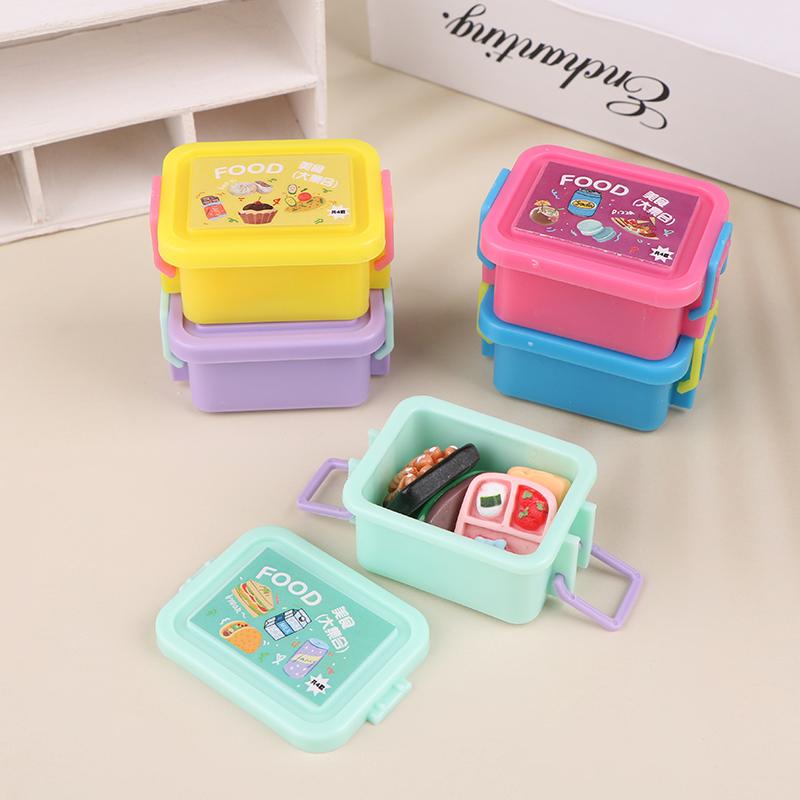 

1 Set Decompression Toy Miniature Dollhouse Simulation Food Game Blind Box Blyth Doll Kitchen Diy Accessories