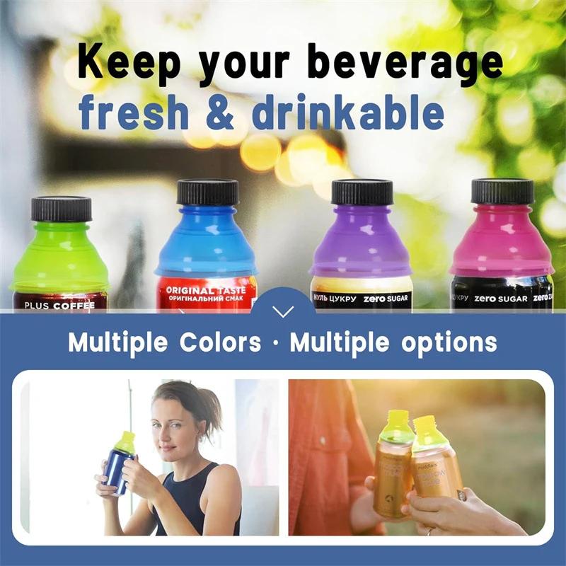 6Pcs Reusable Plastic Beer Water Dispenser Lid Protector Caps Cover Bottle Top Soda Saver Can Cap Fashion Accessories