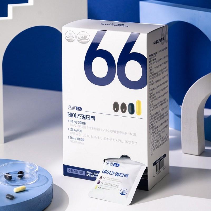 

Days Multipack Comprehensive Nutrients Multivitamin + Lactic Acid Bacteria + rTG Omega 3 + Lutein, 66 servings, 1 box