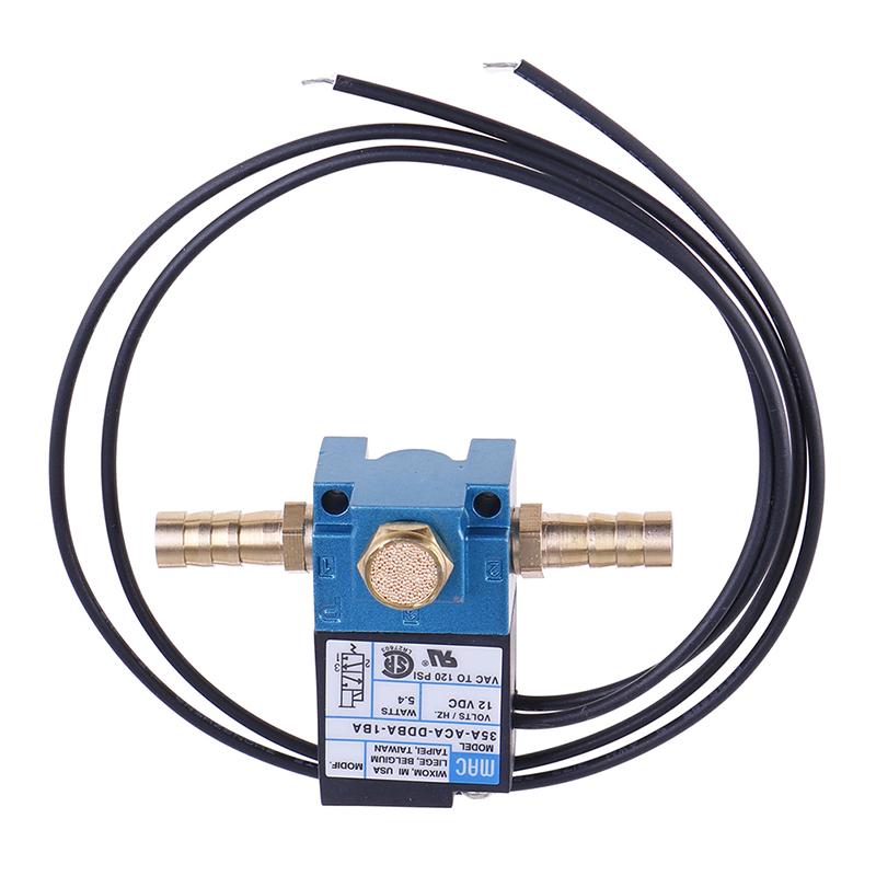 

1Set Mac Solenoid Valve 1/8 35A-Aca-Ddba-1Ba With Brass Silencer Dc12V one size