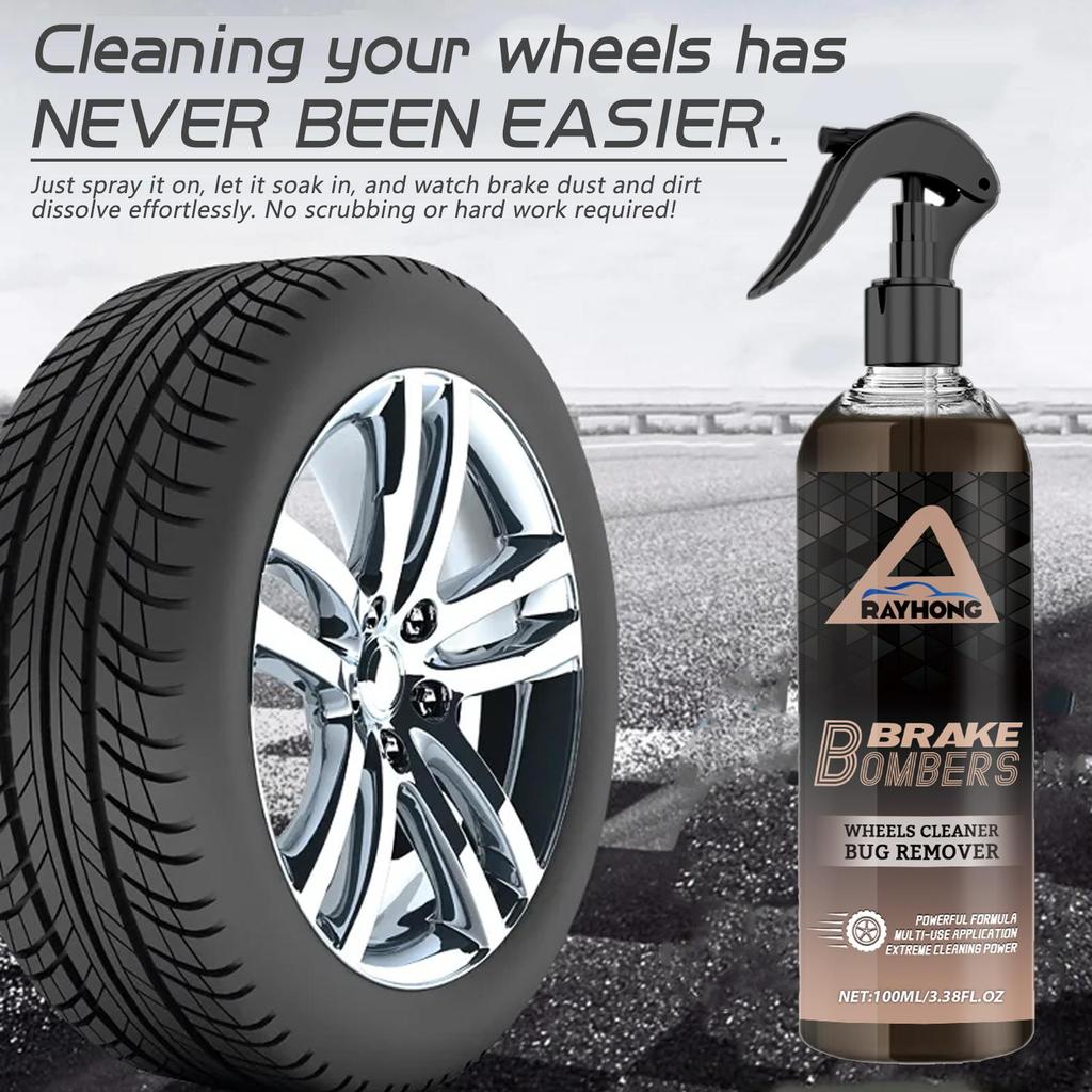 Rayhong Car Brake Cleaner Brake Disc Rust Remover Polishing And Repairing Wheel Abnormal Noise Cleaner 1 Set