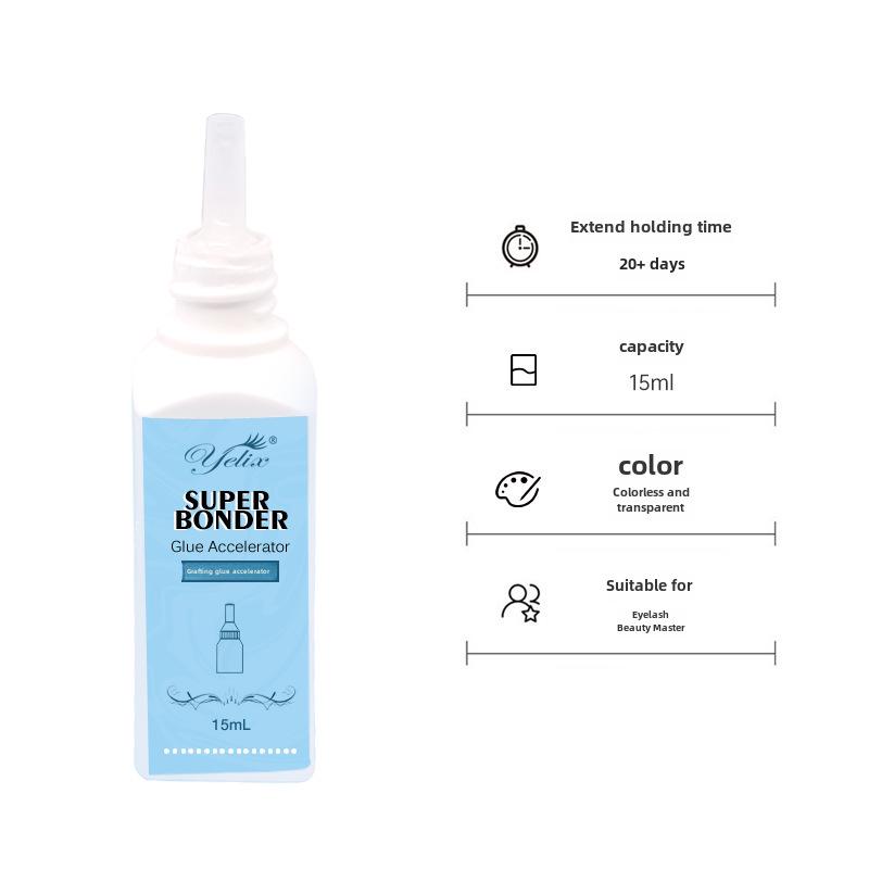 Quick-Drying, Long-Lasting, Gentle, Non-Irritating Soft-State Eyelash Extension Glue for Self-Grafting.