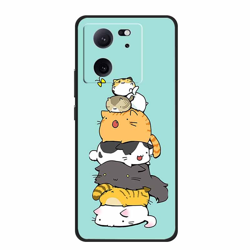 Case For Xiaomi 13T Pro 5G Luxury Protective Soft Silicone TPU Back Cover Phone Cases for Xiaomi Mi 13T Pro Cartoon Bumper Coque