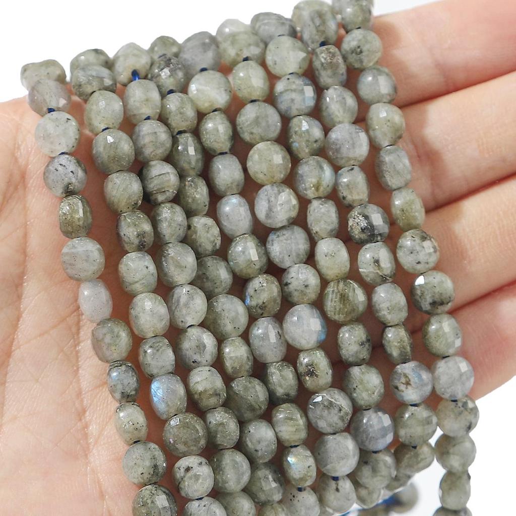 60pcs 6mm Natural Green Agate Beads | Round Gemstone Beads For Jewelry Making | Loose Beads - View #3