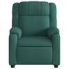 Massage Relax Chair Dark Green Fabric