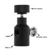 TR21 4 CO2 Adapter Connector with Release Valve Switch Quick Filling Soda Water for SodaStreamBlack