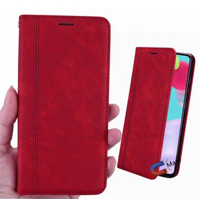 Custodia Portafoglio a Libro in Pelle di Lusso per OPPO A5X A6X A79 A78 5G A74 A58 A38 A98 A40 Reno 13 14 Vivo Y53S Y29 Y31 Y33S Y38 Realme C71 C61 Copertura Apribile a Libro