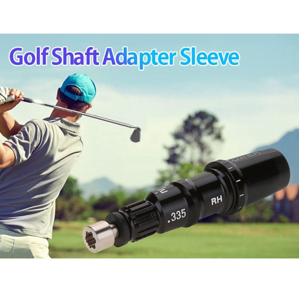 RH Compatible Golf Shaft Adapter Black Color Golf Sleeve Shaft Adapter  Golf Equipment