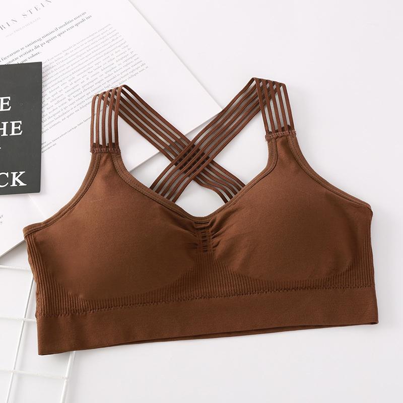 Breathable Athletic Fitness Running Gym Vest Tops Sportswear Bras Women YogaSport Bra Women Shockproof Sexy Back Sports Bras