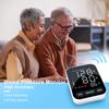 Voice Medical Tonometer Blood Pressure Monitor Arm Cuff Digital Irregular Pulse Heart Rate Automatic Tensiometer Reminder