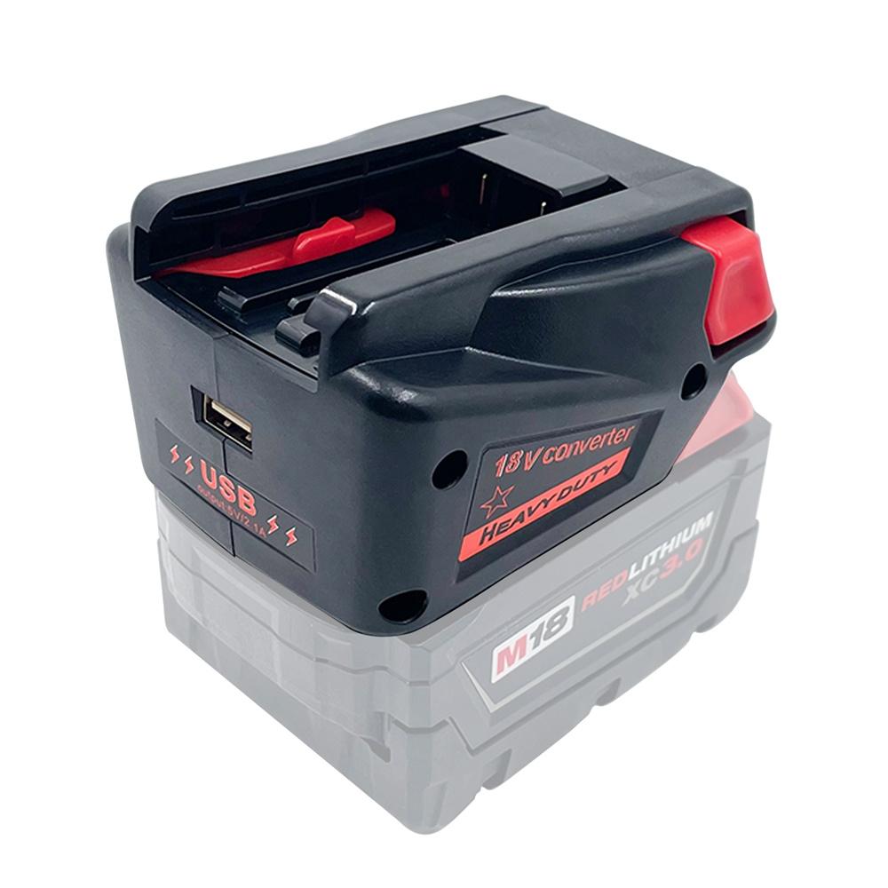 Battery Converter Adapter for Milwaukee M1818V to V18 Li-ion Battery