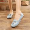 Outer wear mother leap month sandals soft sole breathable single shoes non-slip beef tendon sole not tired feet hollow hole shoes