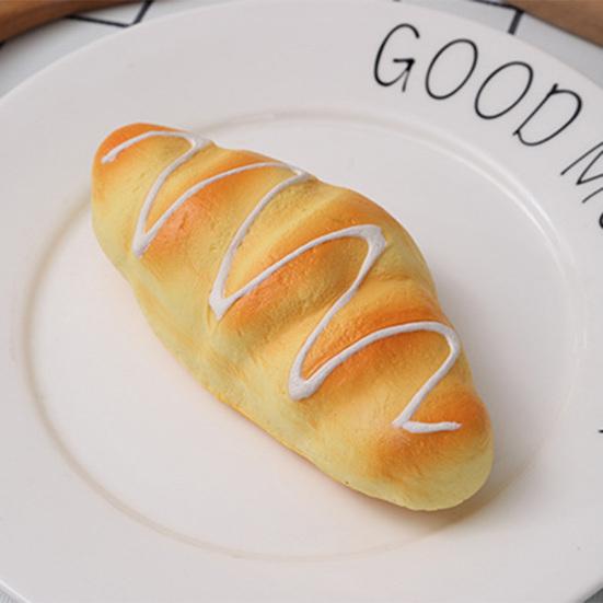 Simulation Bread Squeeze Toy Stress Relief Pineapple Bun Baguette Croissant Toast Sensory Toy