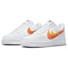 Nové Nike Air Force 1 Low '07 Spray Paint Swoosh Bílé Bezpečnostní Oranžové FJ4228-100
