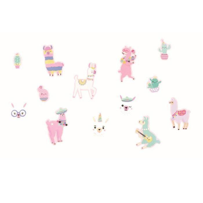 Carnet de 183 stickers - Lama