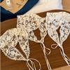 Wraps Lace Hair Scarf Countryside Style Triangle Scarf Sweet Triangle Bandana  Travel