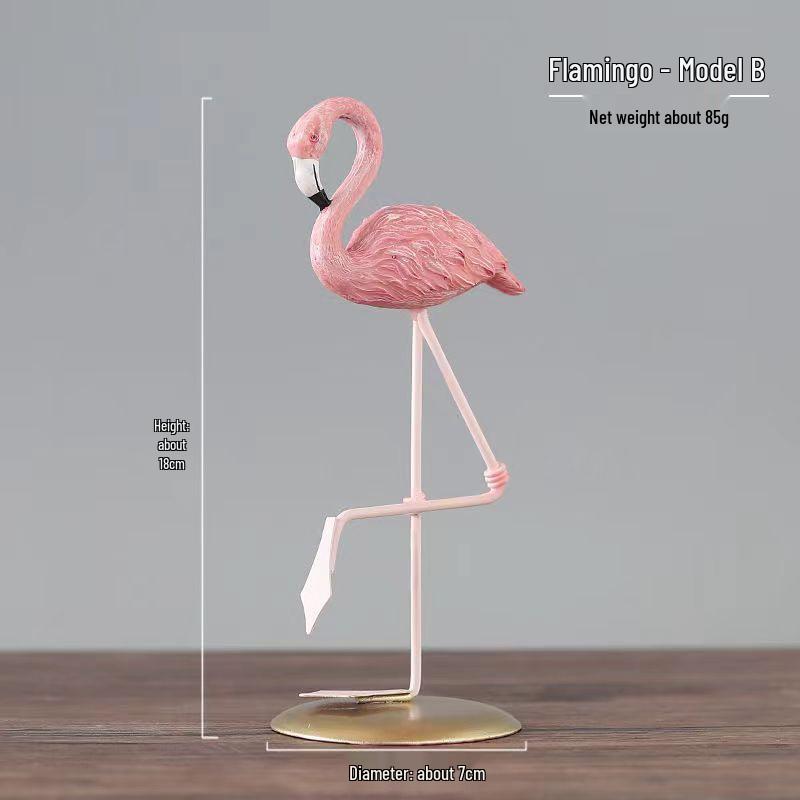 Creative Flamingo Ornament for Home, Living Room, or Bedroom Decor