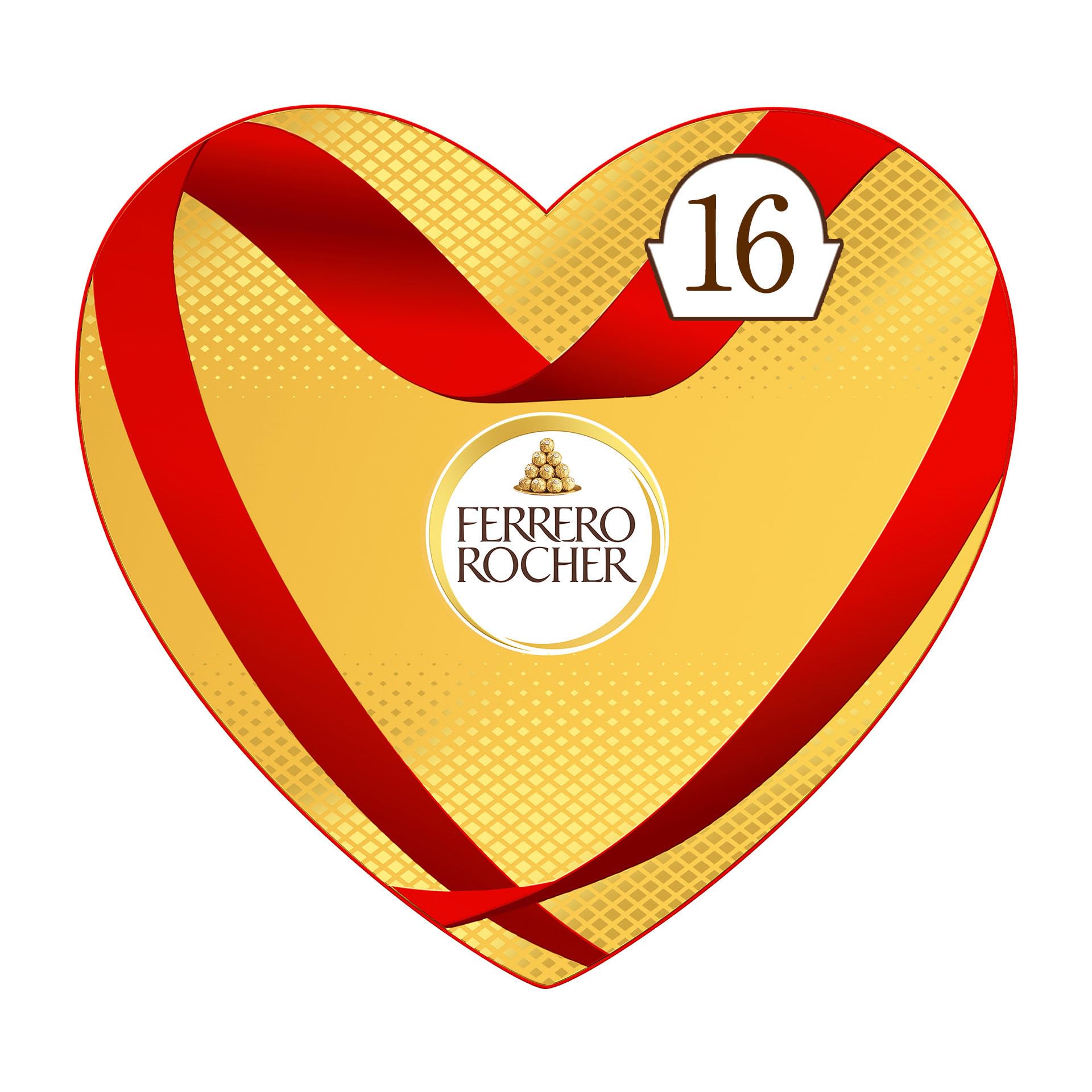 

Конфеты Ferrero Rocher Heart из молочного шоколада с лесным орехом в индивидуальной упаковке 16 штук 200 г