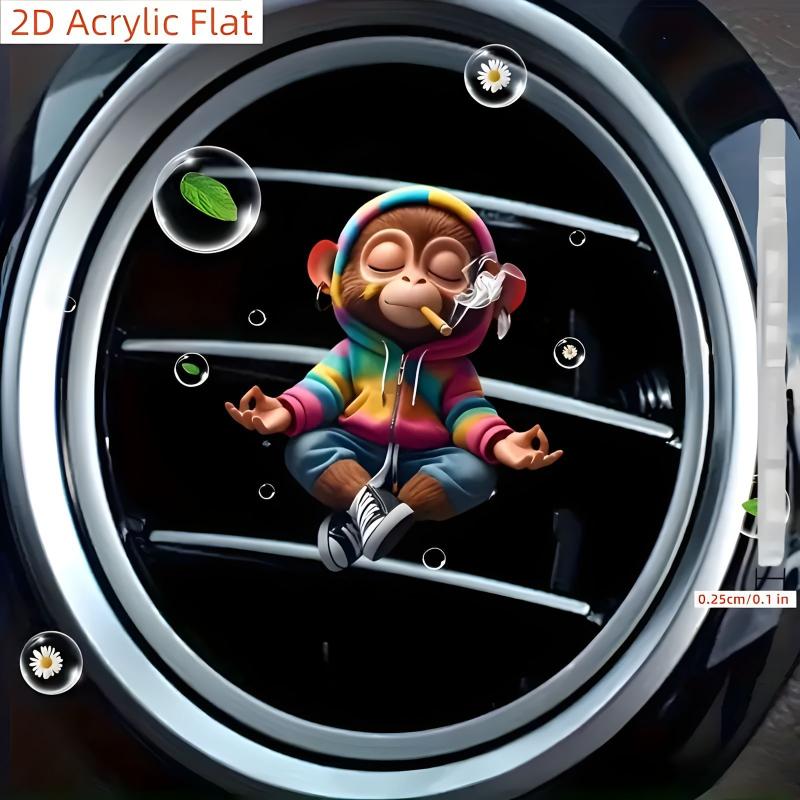 Car Outlet Vent Perfume Clips 2D Air Freshener Diffuser Conditioning Aromatherapy Perfume Clip Car Interior Decoration