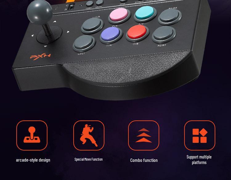 Laishida 0082 Zwei-Spieler Arcade Joystick: King of Fighters & Street Fighter PS4 Fighting Game Maschine