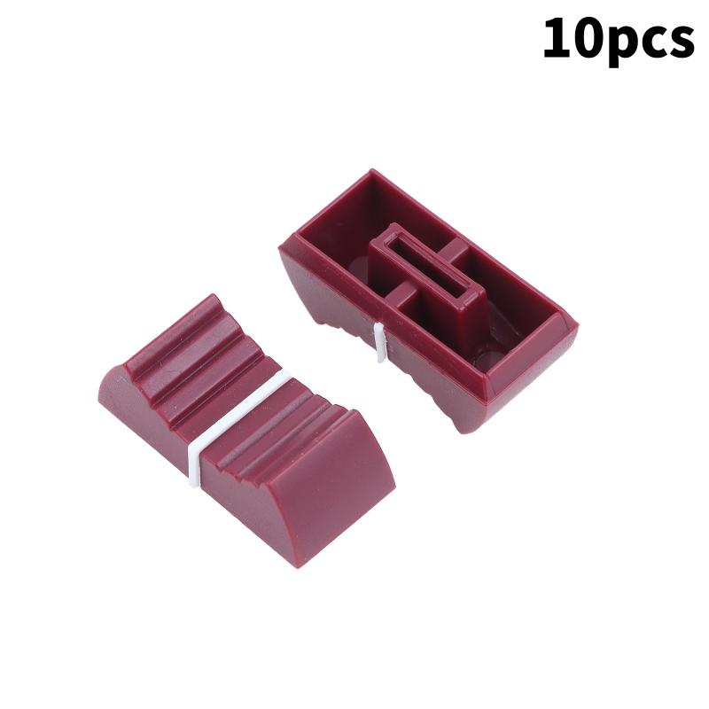10 Stück 1x8 2x4mm Mixer Elektronische Tastatur Schiebepotentiometer Kunststoffkappe Fader-Kappe Knopf Druckknopf Buchse Druckkappe