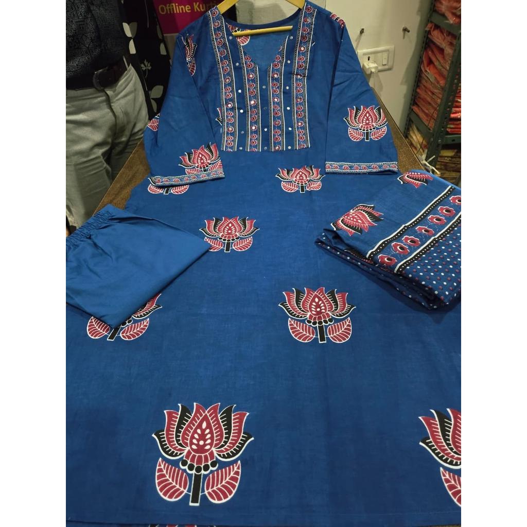 Pakistani Designer Ethnic Kurta Pant Dupatta Set Bollywood Party Wear Top Kurti