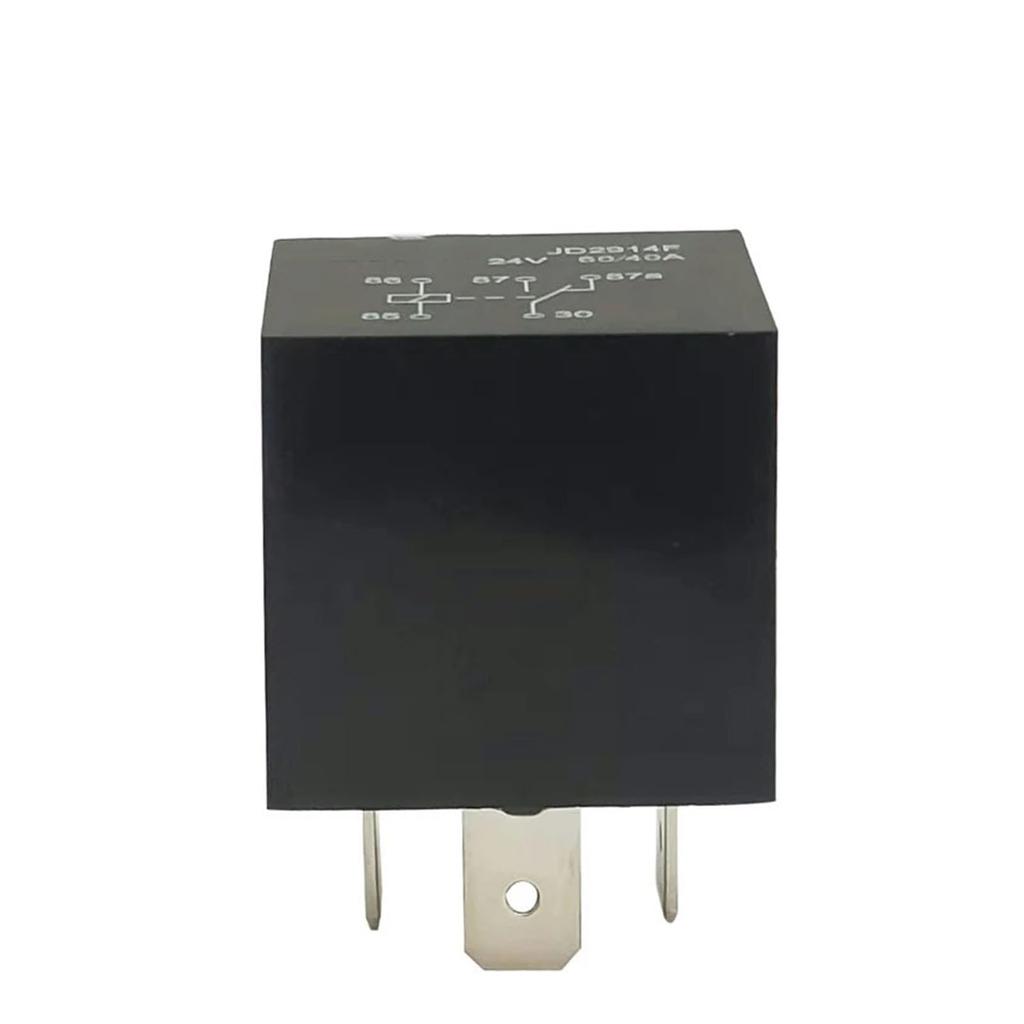 SIYUEYISHI 1pc 4 5 Pin 40A/60A Waterproof Car Relay Car Relay DC /24V Relay for Air Conditioner (4p 24V 60A)