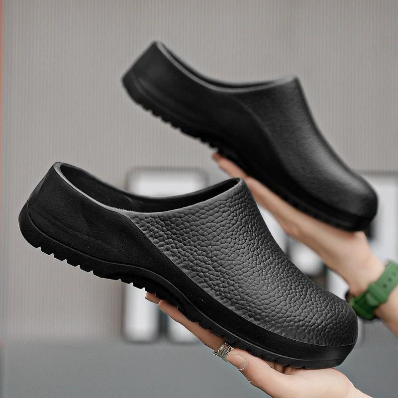 Fashion Men's Outdoor Work Summer New Style Cool Slippers Large Size Anti Slip Loafers Indoor Chef Set Foot Casual Shoes for Women 2025