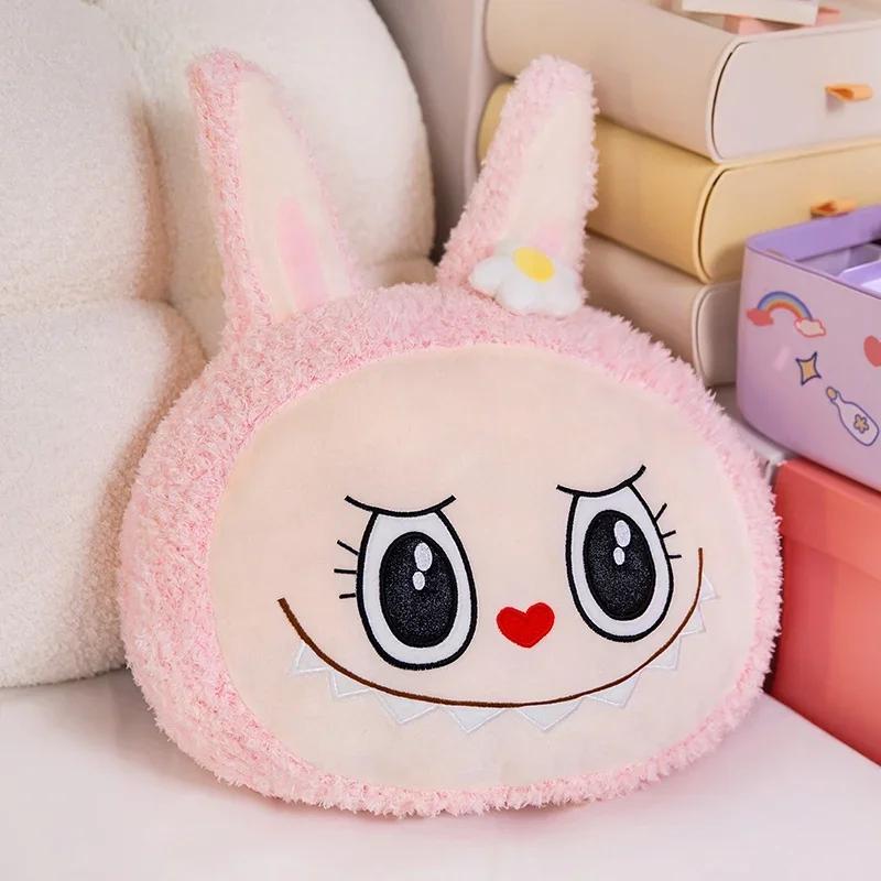 

Monsters Flip Wish Me Series Виниловая плюшевая кукла Лабубу Фигурка Милая кукла Лабубу Аниме Фигурка Коллекционная модель Игрушка в подарок 40cm Pillow