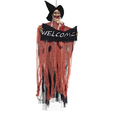 Halloween Creepy Scary Hanging Skull Ghost Halloween Home Garden