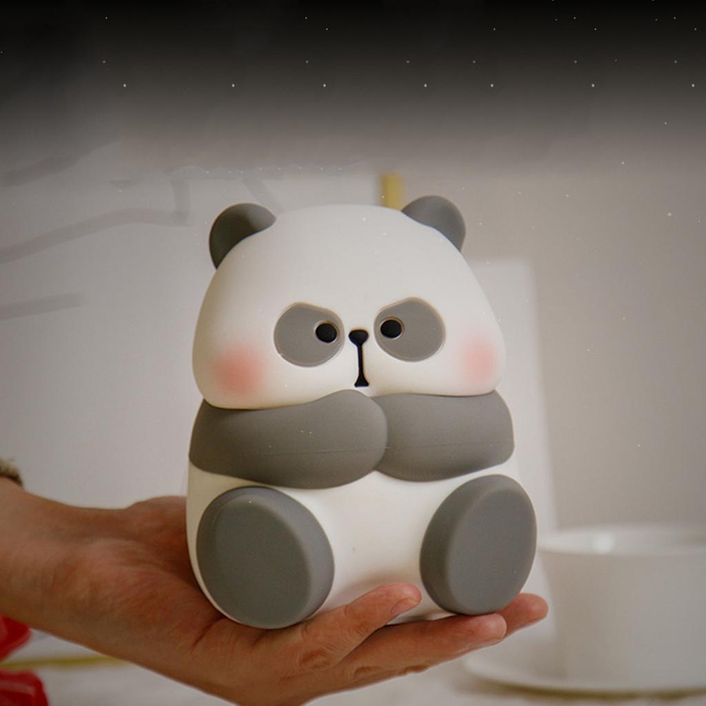 Pat Light Tap Night Light Cute Cartoon Soft Silicone Stress Relief Tap Light Toy with Battery for Bedroom