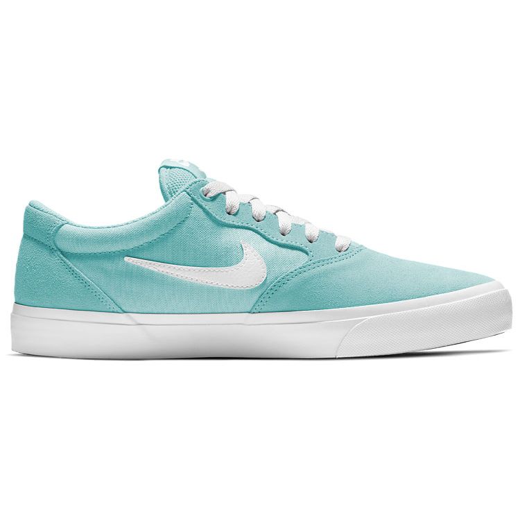 Nike SB Chron SLR Leather Low Top Skate Shoes Unisex Sneakers Light-Rain-Green CD6278-302