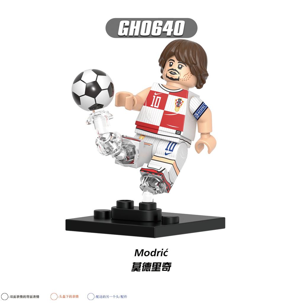 G0182 Soccer Ball Building Blocks Set Bags Pack DIY Creative Model Educational Toy for Kids 6-12 Years