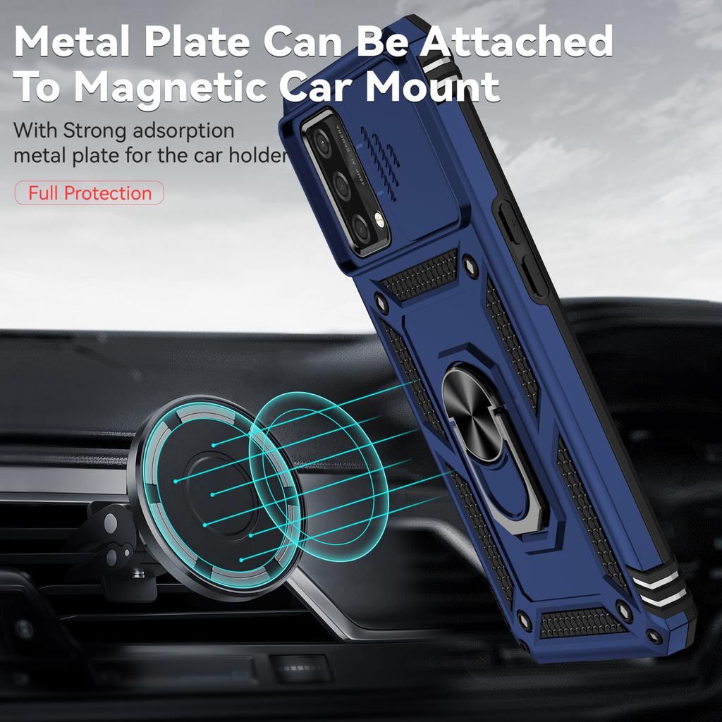 Ring Stand Cover For OPPO A74 4G Armor Anti-fall Coque Camera Protection Phone Case For Oppo A74 4g Funda Oppo A74 Bumper