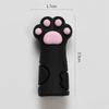 Cartoon Cat Paw Silicone Cuticle Tool Cover & Anti-Fall Headgear