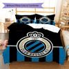 Club Brugge KV Pattern Bedding,Quilt Set Quilt Cover Pillowcase Home Birthday Gift(1 * Duvet Cover + 2 * Pillowcase, Without Core)