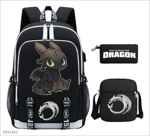 Young Students Schoolbag Cartoon Backpack Leisure Travel Computer Bag To Picture