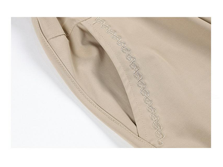 Dámské letní lehké kalhoty z ledového hedvábí - devítidélkové, volné s rovnými nohavicemi pro ženy středního a staršího věku