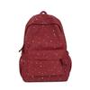 Niche Star Printed Backpack Female Student Face Value Campus Backpack Junior High School Student High School Student Schoolbag