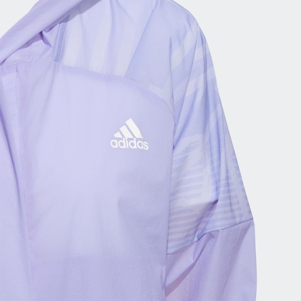 Adidas WX AOP WB Printed Zip Hoodie Jacket Women Jackets Purple HF2479
