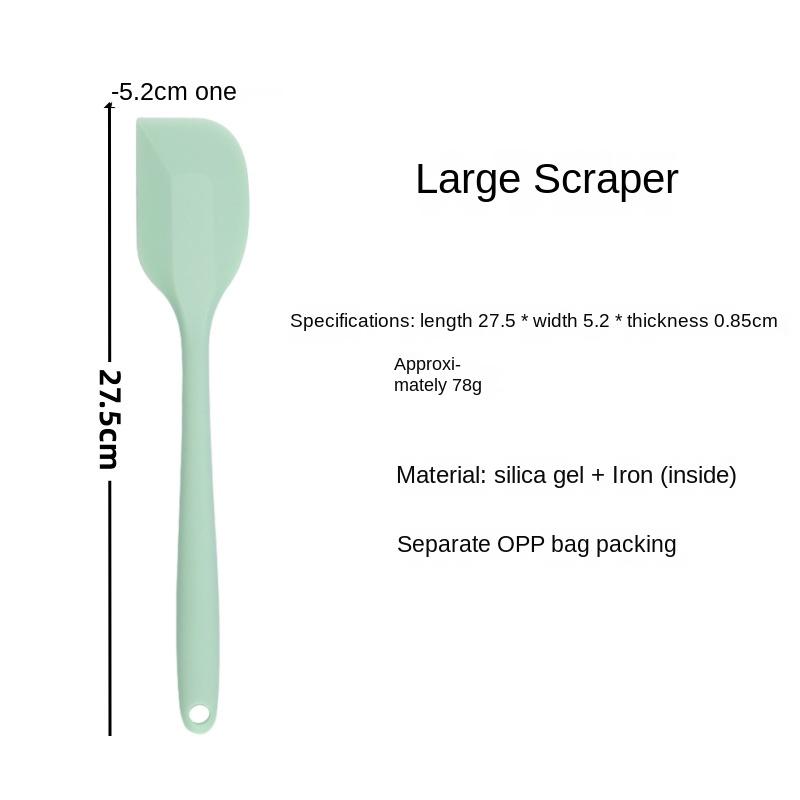 Baking Tools Silicone Scraper Stirring Cream Spatula Thickened All-in-One Large and Small High Temperature Resistant Set