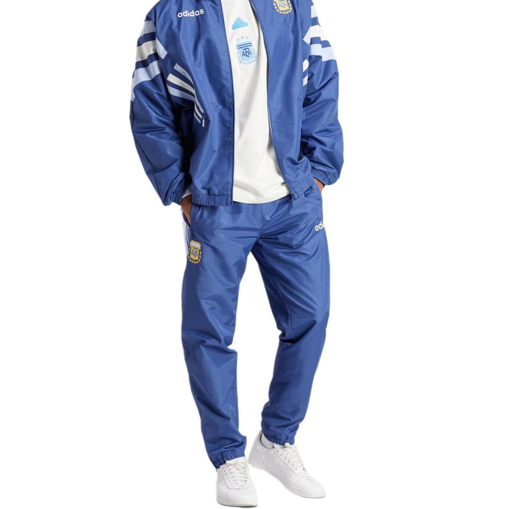 adidas Pantaloni della tuta in maglia da uomo Viola IX1882
