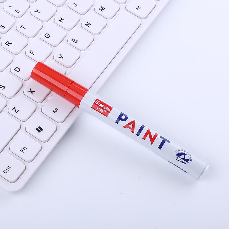 Guangna 2.8mm White Waterproof Oil-Based Touch-Up Paint Pen