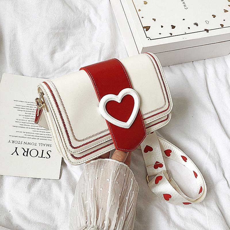 Popular New Shoulder Bag Fashionable Girl Broadband Messenger Small Square Bag Trendy Fashion Small Square Bag